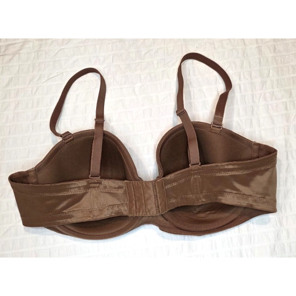 Wacoal Red Carpet Strapless Convertible Bra 854119 Mocha Underwire 40C Women’s - Picture 3 of 6